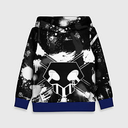 Толстовка-худи детская БЛИЧ ШИНИГАМИ ЛОГО НА СПИНЕ, цвет: 3D-синий