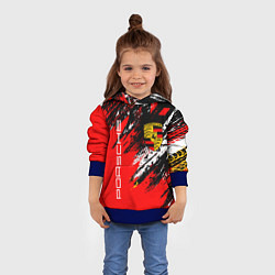 Толстовка-худи детская PORSCHE ПОРШЕ ГРАНЖ, цвет: 3D-синий — фото 2