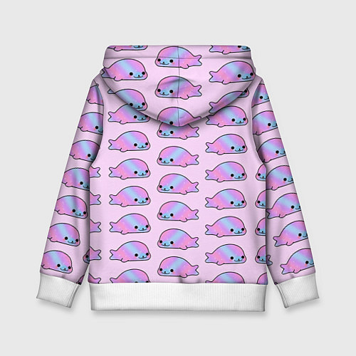 Детская толстовка Нерпы / 3D-Белый – фото 2