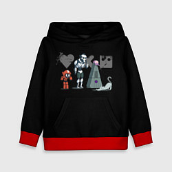 Толстовка-худи детская Любовь, Смерть & Роботы, цвет: 3D-красный