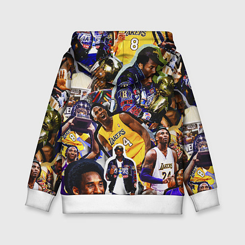Детская толстовка КОБИ БРАЙАНТ KOBE BRYANT / 3D-Белый – фото 2