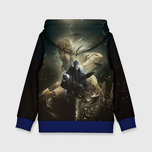 Детская толстовка Итан,Крис и деревня RE8 / 3D-Синий – фото 2