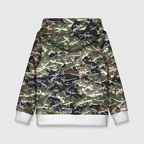 Детская толстовка Камуфляж для рыбака / 3D-Белый – фото 2