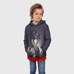 Толстовка-худи детская Zhongli Vago Mundo, цвет: 3D-красный — фото 2