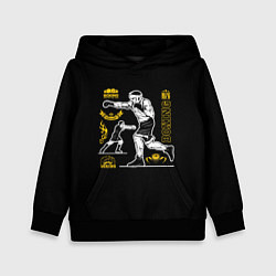 Толстовка-худи детская BOXING, цвет: 3D-черный