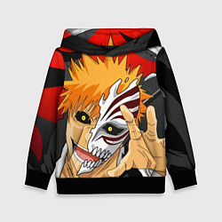 Толстовка-худи детская Bleach, Ичиго Куросаки, цвет: 3D-черный