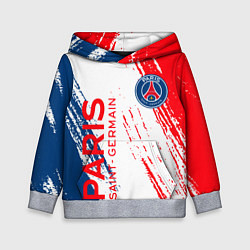 Толстовка-худи детская ФК ПСЖ FC PSG PARIS SG, цвет: 3D-меланж