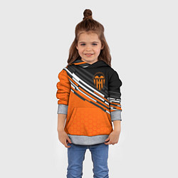 Толстовка-худи детская ФК ВАЛЕНСИЯ SPORT СПОРТ, цвет: 3D-меланж — фото 2