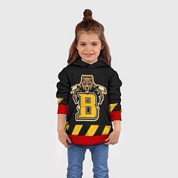 Толстовка-худи детская BOSTON BRUINS, цвет: 3D-красный — фото 2