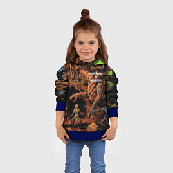 Толстовка-худи детская Dungeons and Dragons Схватка, цвет: 3D-синий — фото 2