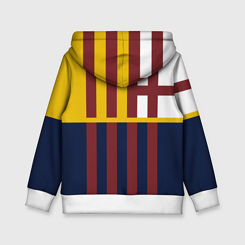 Детская толстовка BARCELONA FC БАРСЕЛОНА ФК BARCA / 3D-Белый – фото 2