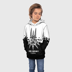 Толстовка-худи детская YoRHa, Nier: Automata, цвет: 3D-черный — фото 2