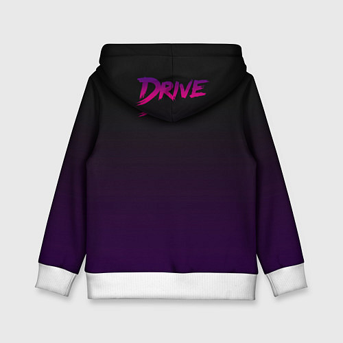 Детская толстовка Drive - Retrowave / 3D-Белый – фото 2