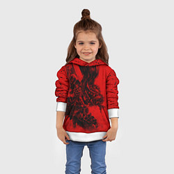 Толстовка-худи детская BERSERK БЕРСЕРК, цвет: 3D-белый — фото 2