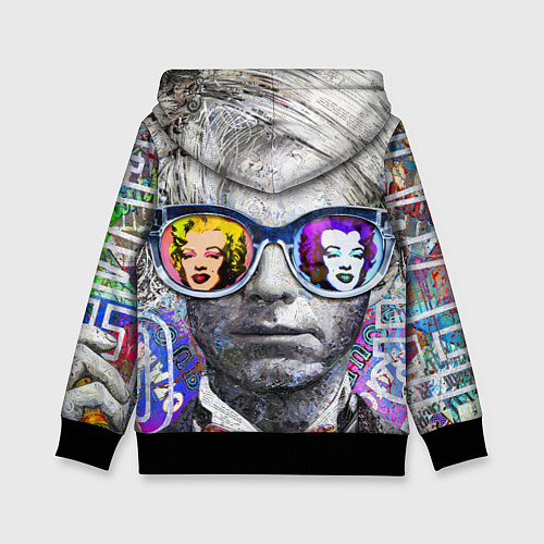 Детская толстовка Andy Warhol Энди Уорхол / 3D-Черный – фото 2