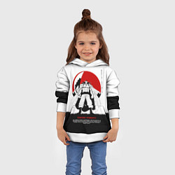 Толстовка-худи детская Эдвард Ньюгейт One Piece Большой куш, цвет: 3D-белый — фото 2