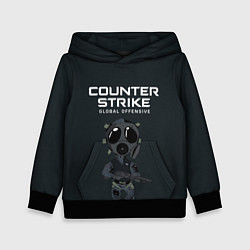 Толстовка-худи детская CS GO COUNTER TERRORIS Z, цвет: 3D-черный