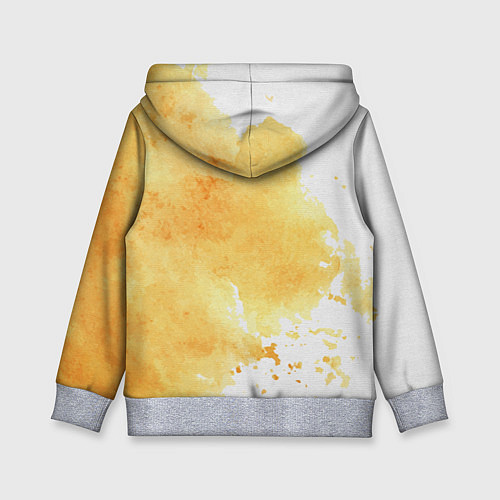 Детская толстовка Hipster unicorn / 3D-Меланж – фото 2