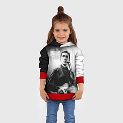 Толстовка-худи детская Вячеслав Бутусов Наутилус Помпилиус, цвет: 3D-красный — фото 2