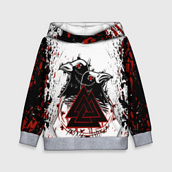 Толстовка-худи детская VALKNUT RUNES Z, цвет: 3D-меланж