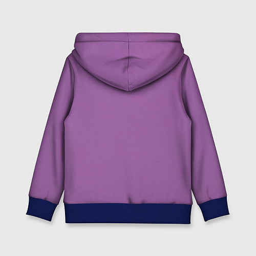 Детская толстовка ZEMFIRA арт ужин / 3D-Синий – фото 2