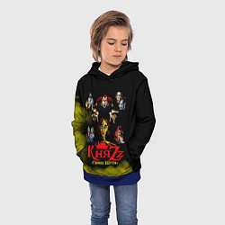 Толстовка-худи детская КНЯZZ Гимн Шута, цвет: 3D-синий — фото 2