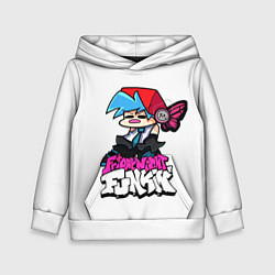 Толстовка-худи детская Бойфренд Boyfriend, цвет: 3D-белый