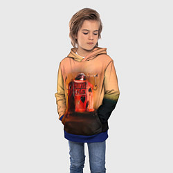 Толстовка-худи детская Агата Кристи OPIUM, цвет: 3D-синий — фото 2