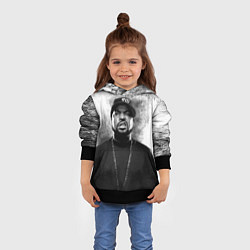 Толстовка-худи детская Ice Cube Айс Куб Z, цвет: 3D-черный — фото 2
