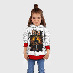Толстовка-худи детская Ария ПАЛАЧ, цвет: 3D-красный — фото 2