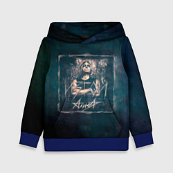 Толстовка-худи детская Алиса - ИЗГОЙ, цвет: 3D-синий