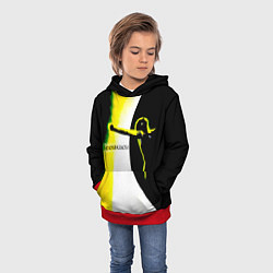 Толстовка-худи детская Кукрыниксы - Фаворит Солнца, цвет: 3D-красный — фото 2