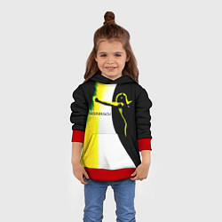 Толстовка-худи детская Кукрыниксы - Фаворит Солнца, цвет: 3D-красный — фото 2