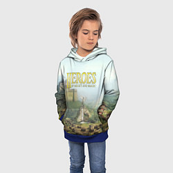 Толстовка-худи детская Оплот Heroes of Might and Magic 3 Z, цвет: 3D-синий — фото 2