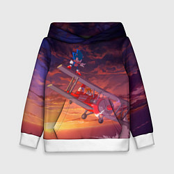 Толстовка-худи детская AMY ROSE SONIC СОНИК Z, цвет: 3D-белый