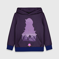 Толстовка-худи детская RAZOR РЕЙЗОР ГЕНШИН, цвет: 3D-синий