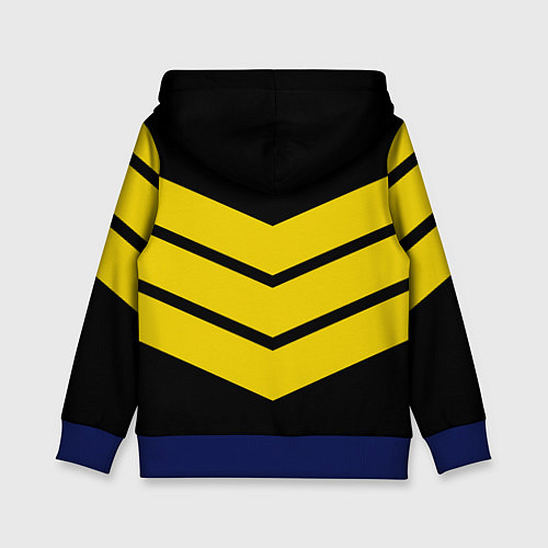 Детская толстовка Три полоски / 3D-Синий – фото 2