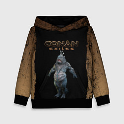 Толстовка-худи детская NPC Conan Exiles Z, цвет: 3D-черный