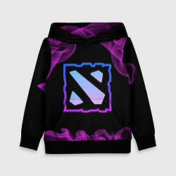Толстовка-худи детская Дота - Dota 2, цвет: 3D-черный
