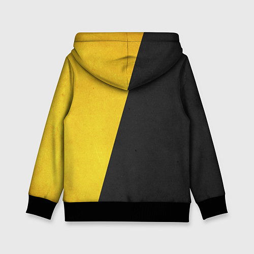 Детская толстовка Yellow and Black Emoji / 3D-Черный – фото 2