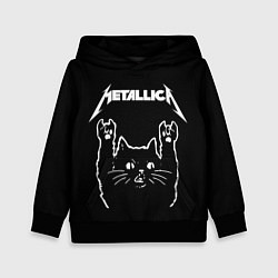 Толстовка-худи детская METALLICA МЕТАЛЛИКА, цвет: 3D-черный