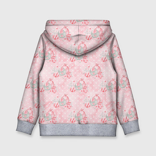 Детская толстовка Малышок / 3D-Меланж – фото 2