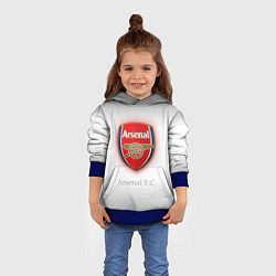 Толстовка-худи детская F C Arsenal, цвет: 3D-синий — фото 2