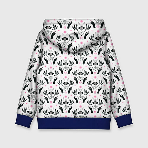 Детская толстовка Patern Halloween 3 / 3D-Синий – фото 2