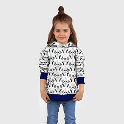 Толстовка-худи детская Patern Halloween 3, цвет: 3D-синий — фото 2