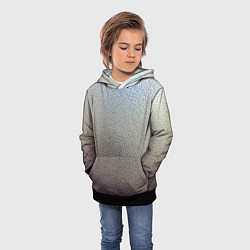 Толстовка-худи детская Металликскин, цвет: 3D-черный — фото 2