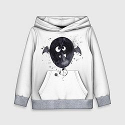 Детская толстовка Шарик-летайка белый, полиэстер