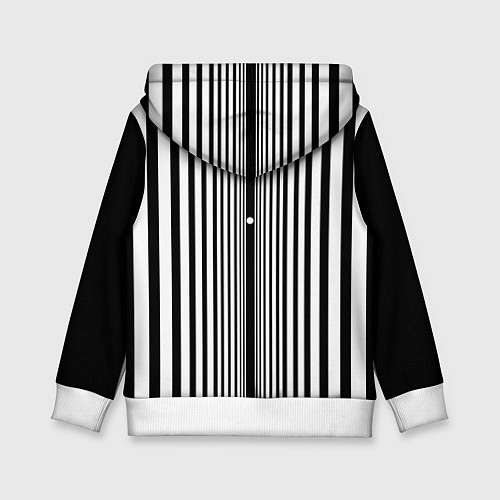 Детская толстовка Эффект Доплера / 3D-Белый – фото 2