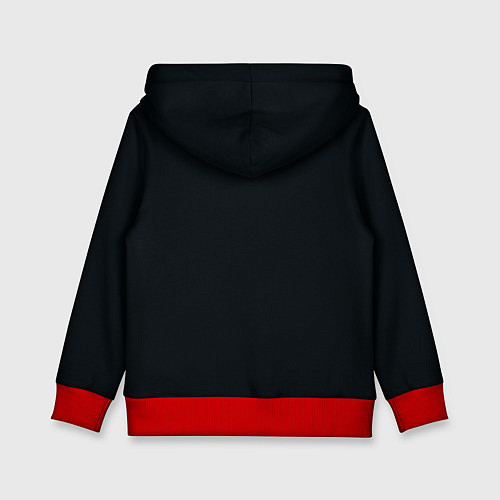 Детская толстовка ИГРА В КАЛЬМАРА СОТРУДНИК ТРЕУГОЛЬНИК SQUID GAME / 3D-Красный – фото 2