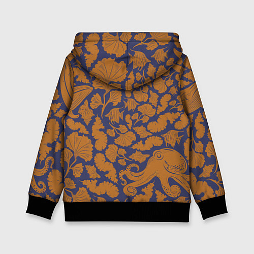 Детская толстовка Морская гуашь / 3D-Черный – фото 2